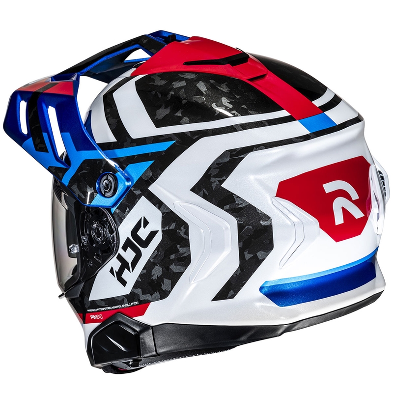 Casque moto Enduro HJC RPHA 60 Dakar MC21 bleu-noir-blanc