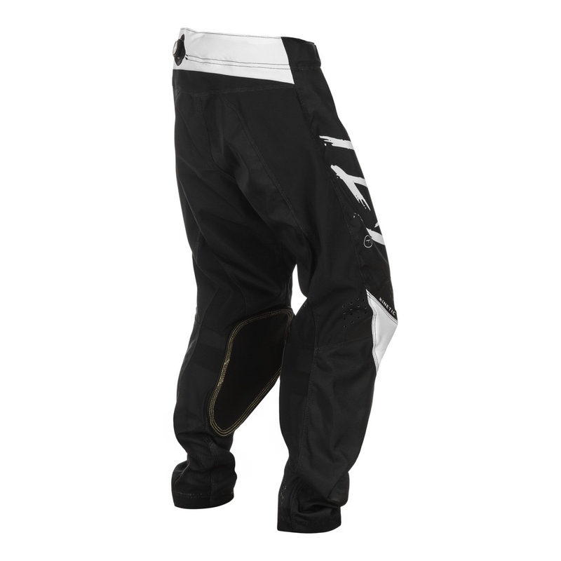 Pantalon motocross enfant FLY Racing Kinetic Stoke noir-blanc