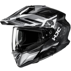 Casque moto enduro HJC RPHA 60 Dakar MC5SF noir-gris-blanc