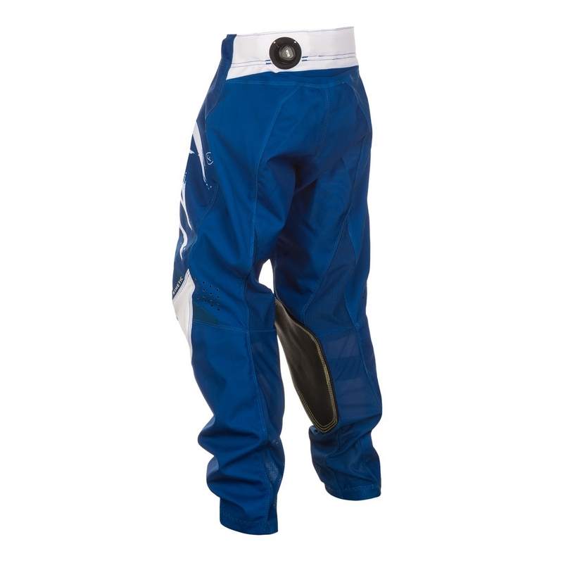 Pantalon motocross enfant FLY Racing Kinetic Stoke bleu-blanc