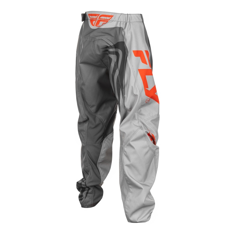 Pantalon motocross enfant FLY Racing F-16 gris-orange