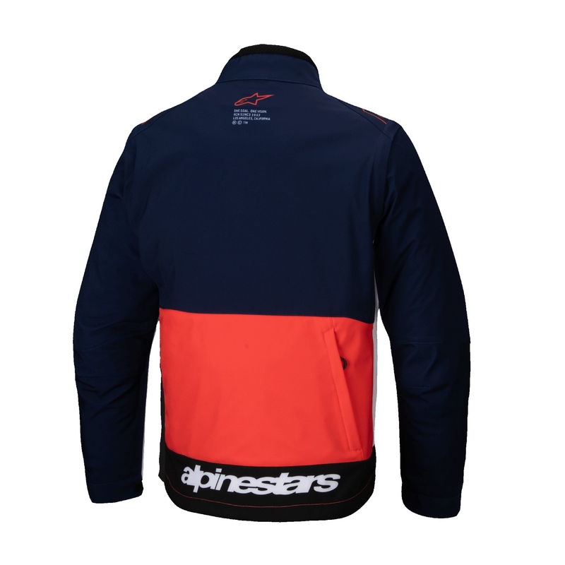 Veste Softshell Alpinestars Lite Dura Softshell Bleu-Orange-Blanc