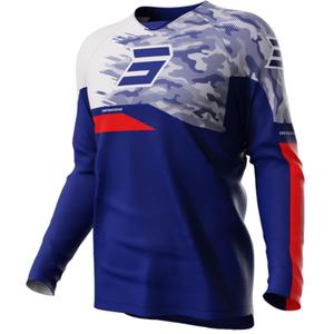 Maillot motocross enfant Shot Matrix blue soldes