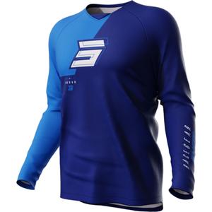 Maillot de motocross Shot Squad bleu soldes