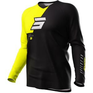 Maillot de motocross Shot Squad jaune fluo soldes