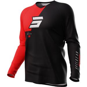 Maillot de motocross Shot Squad rouge soldes