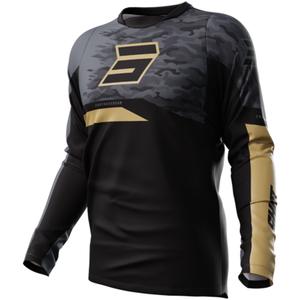Maillot de motocross Shot Devo Matrix gold soldes