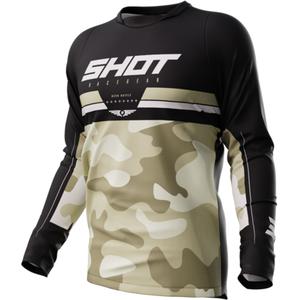 Maillot motocross Shot Devo Battle sand soldes