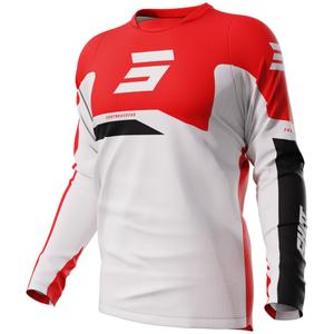 Maillot de motocross Shot Devo Star rouge soldes