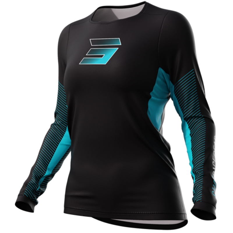 Maillot motocross femme Shot Venus blue soldes