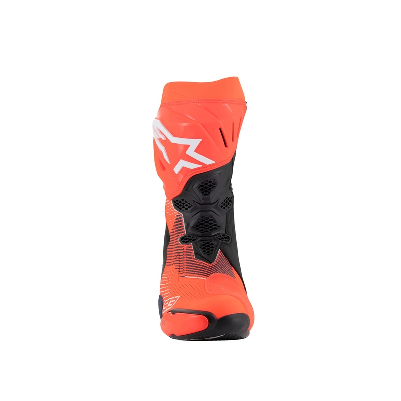 Bottes de moto Alpinestars Supertech R Vented Limited Edition MM93 Marc Marquez Fluo Rouge-Bleu-Noir