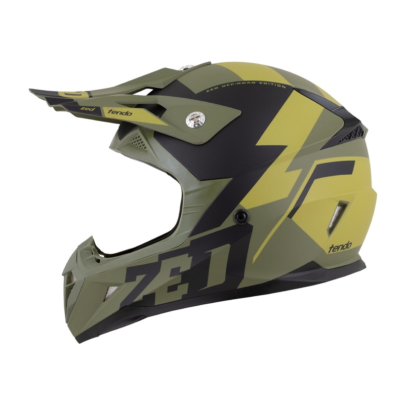 Casque motocross ZED X1.9 Tendo vert foncé-vert clair