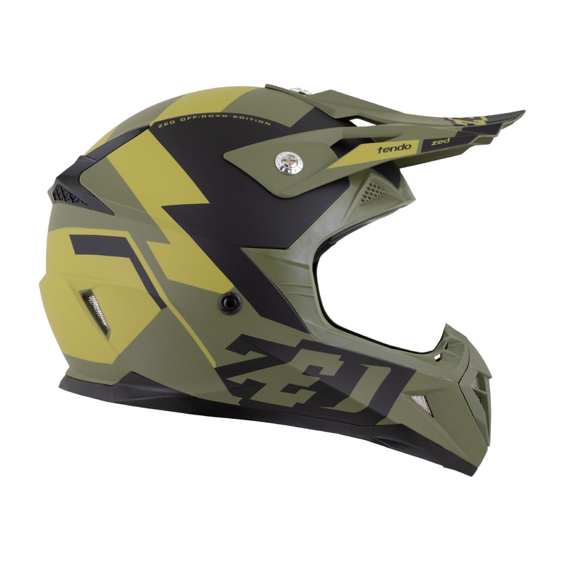 Casque motocross ZED X1.9 Tendo vert foncé-vert clair