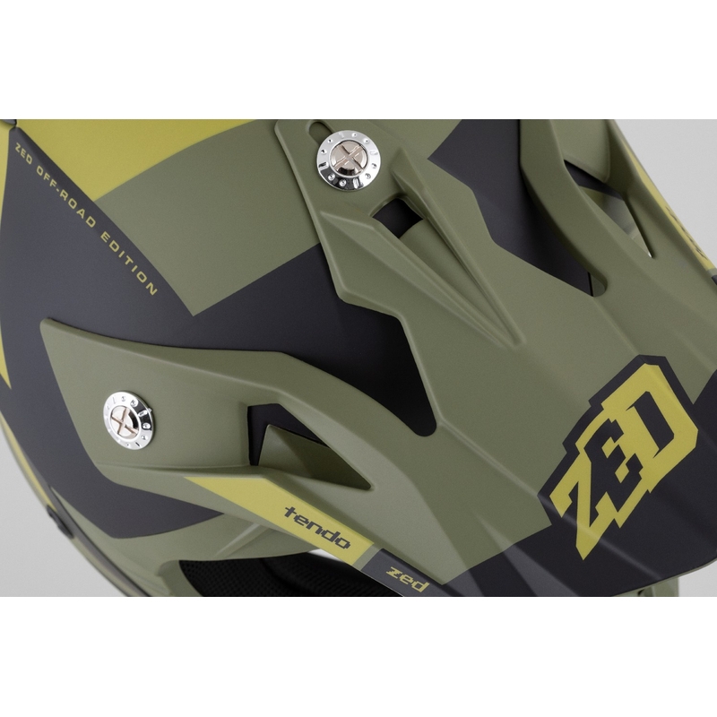 Casque motocross ZED X1.9 Tendo vert foncé-vert clair