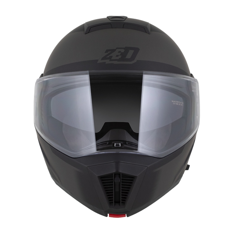 Casque moto modulable ZED F19 noir-gris mat