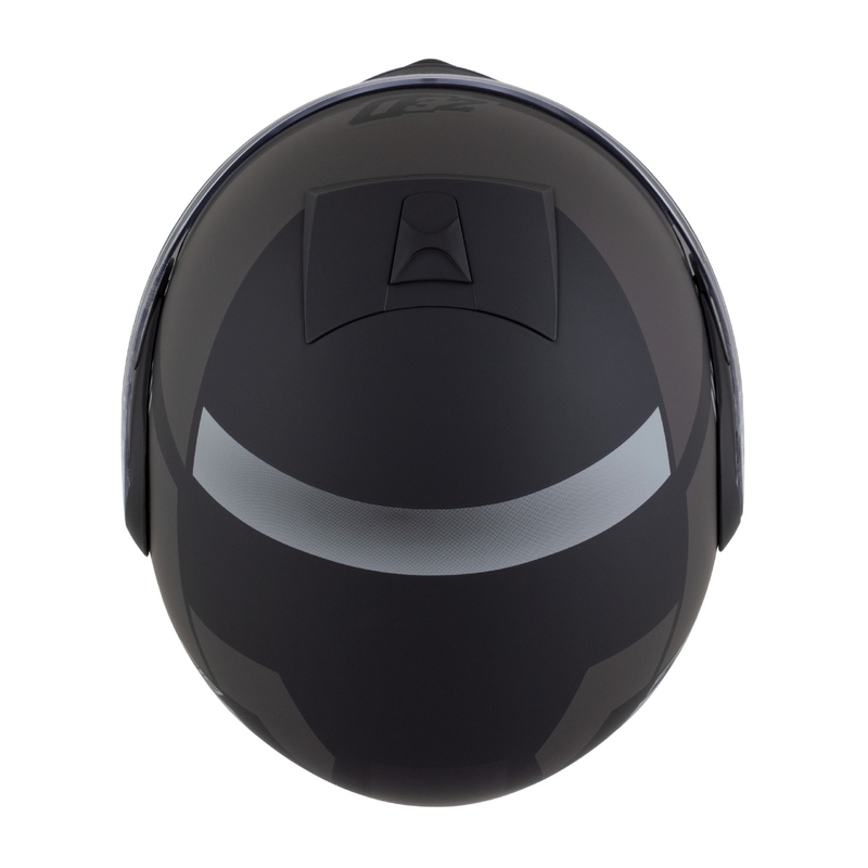 Casque moto modulable ZED F19 noir-gris mat