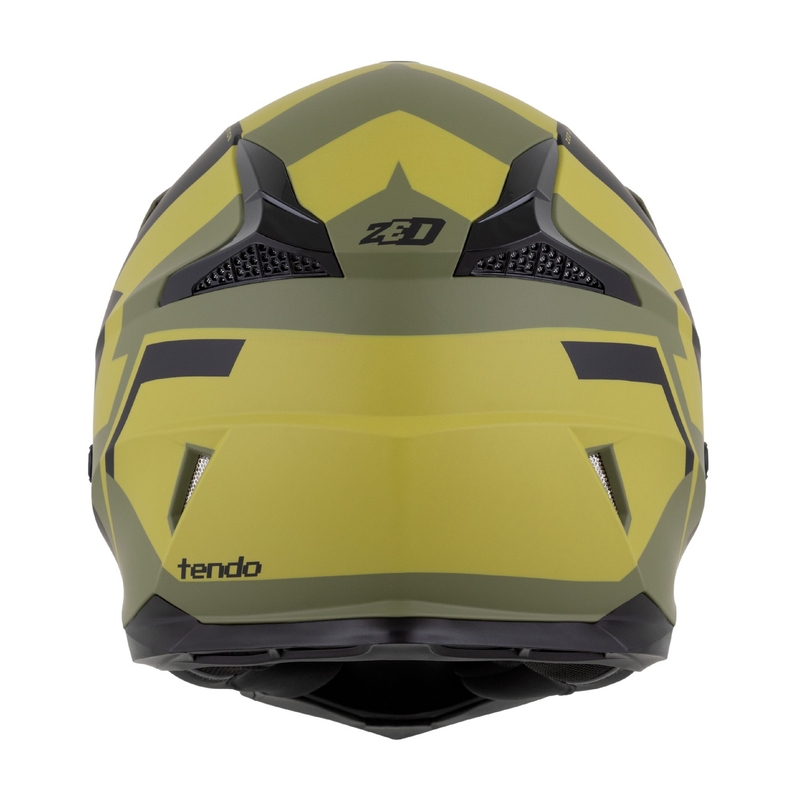 Casque motocross enfant ZED X1.9 Tendo vert foncé-vert clair