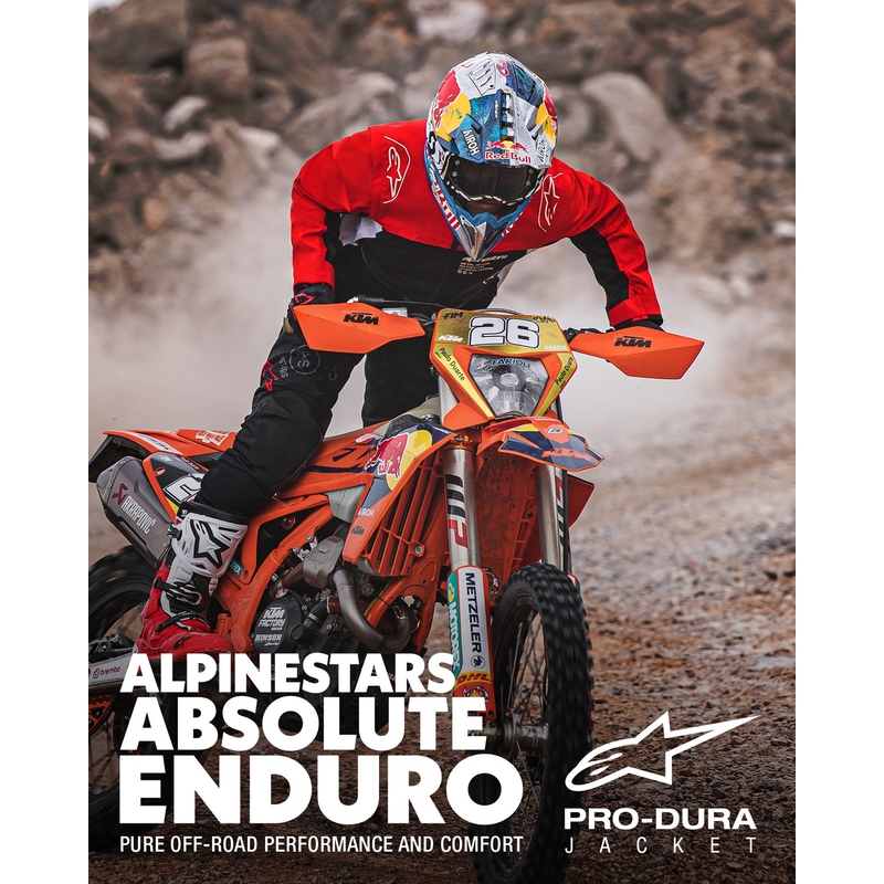 Veste Alpinestars PRO-Dura noir-rouge-blanc