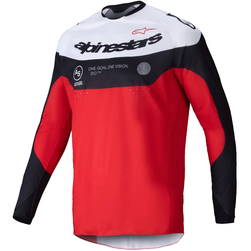 Maillot motocross Alpinestars PRO-Dura noir-rouge-blanc