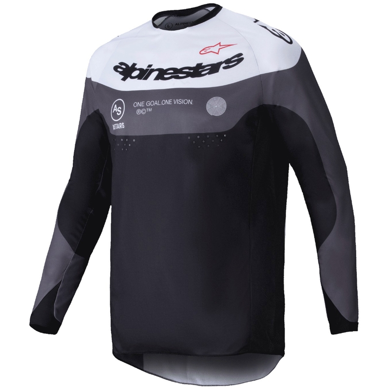 Maillot motocross Alpinestars PRO-Dura noir-blanc