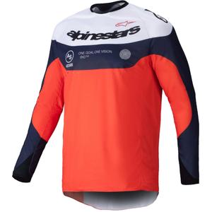 Maillot motocross Alpinestars PRO-Dura bleu-orange-blanc