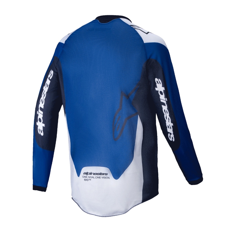 Maillot motocross Alpinestars PRO-Dura bleu-blanc