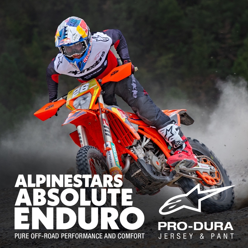 Pantalon motocross Alpinestars PRO-Dura noir-blanc