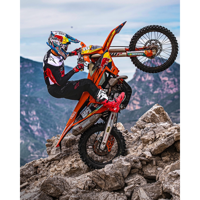 Pantalon motocross Alpinestars PRO-Dura noir-blanc