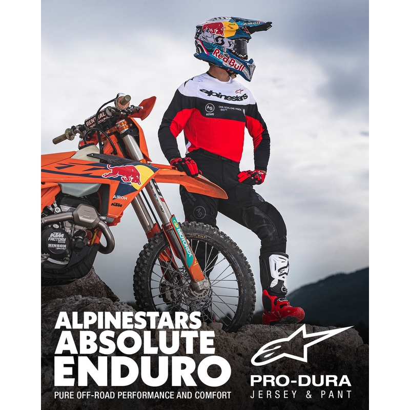 Pantalon motocross Alpinestars PRO-Dura noir-blanc