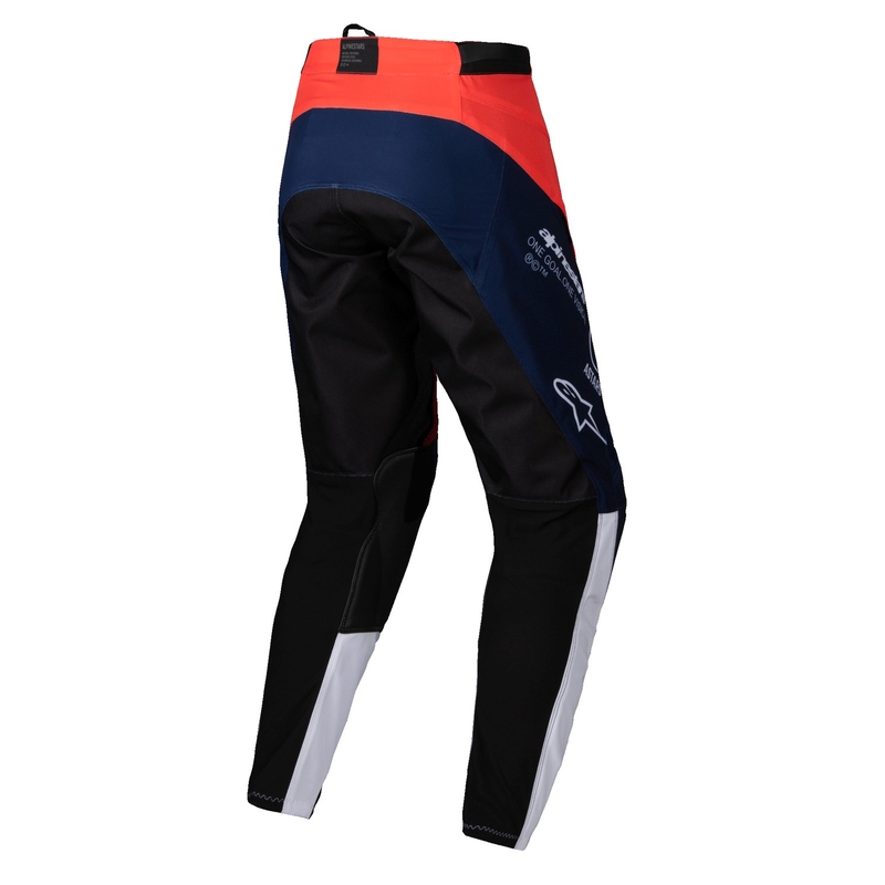 Pantalon motocross Alpinestars PRO-Dura bleu-orange-blanc