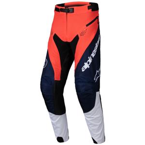 Pantalon motocross Alpinestars PRO-Dura bleu-orange-blanc