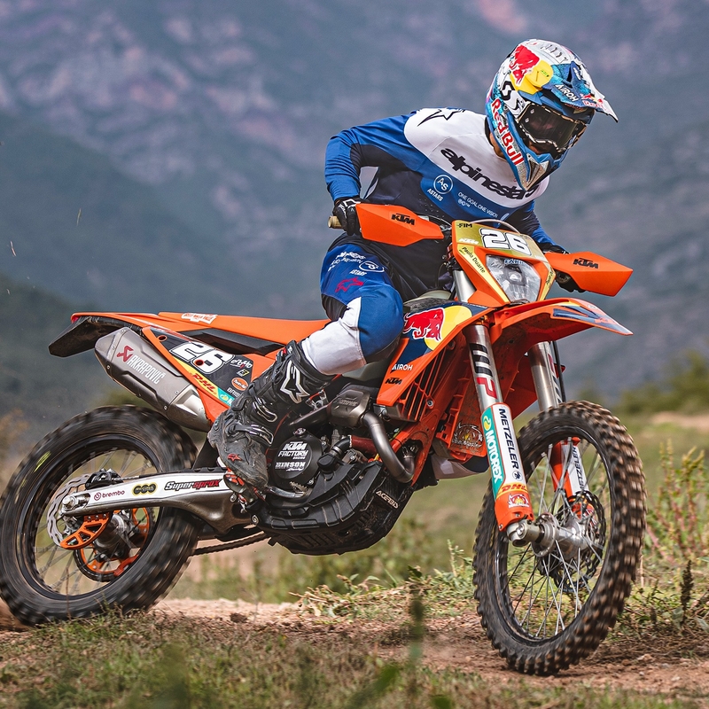 Pantalon motocross Alpinestars PRO-Dura bleu-blanc