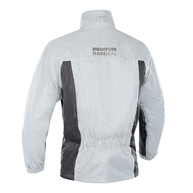 Veste imperméable Oxford Rain Seal réfléchissante gris
