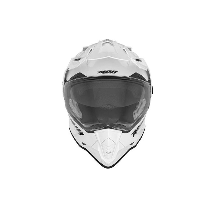 Casque d'enduro NOX N312 blanc perle