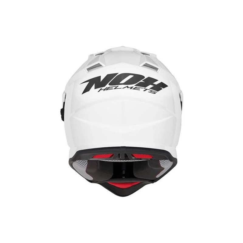 Casque d'enduro NOX N312 blanc perle