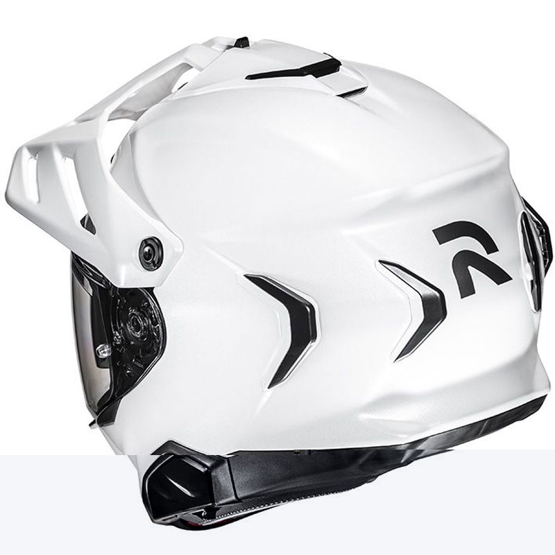Casque moto Enduro HJC RPHA 60 Solid blanc perle