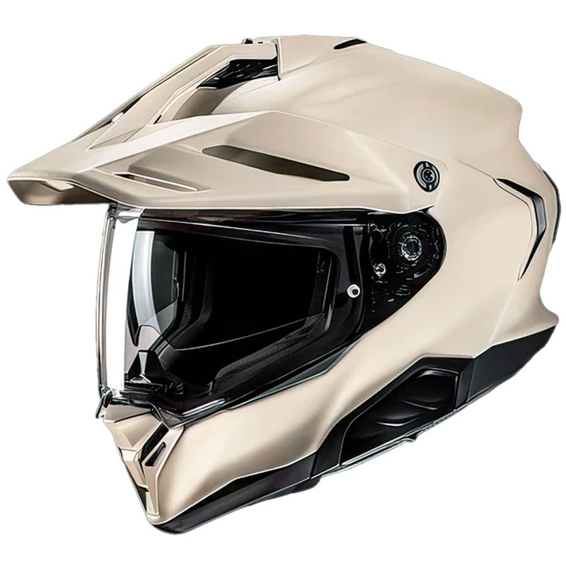 Casque moto Enduro HJC RPHA 60 Solid Semi beige sable