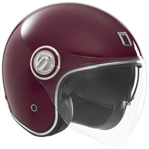 Casque moto ouvert NOX PREMIUM Heritage bordeaux
