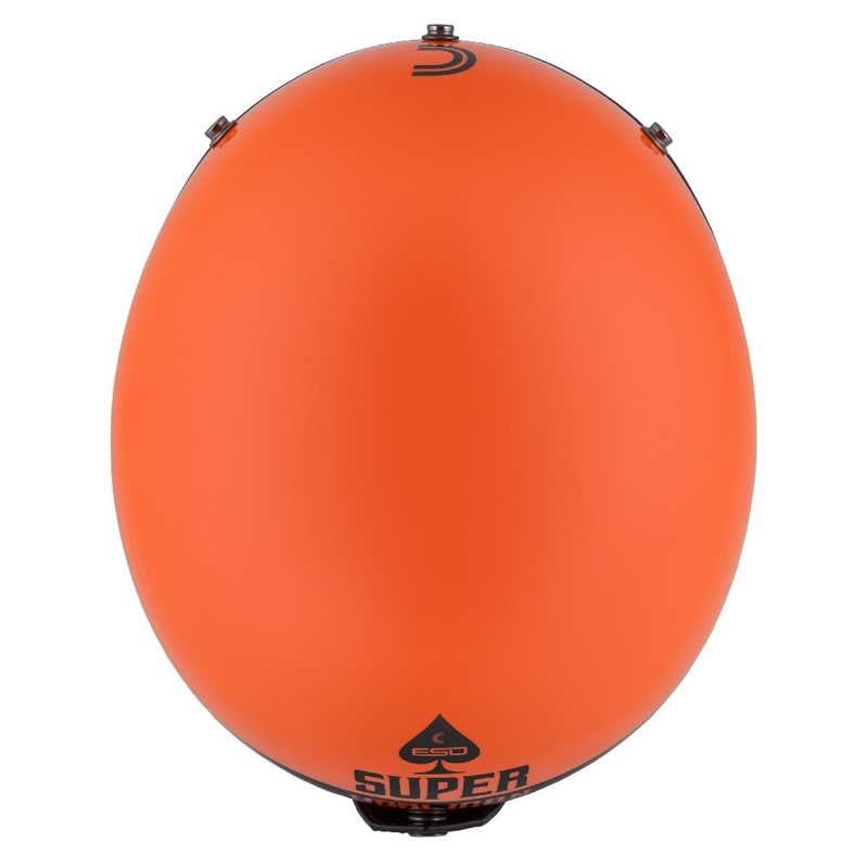 Casque Moto Ouvert Cassida Eso Super Hooligan Noir-Orange Perle