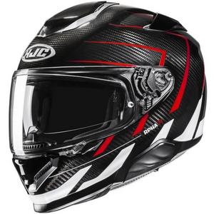 Casque moto intégral HJC RPHA 71 CARBON Cano MC1 noir-rouge-blanc