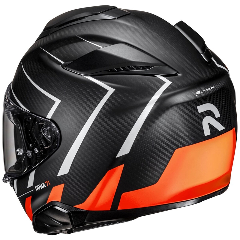 Casque moto intégral HJC RPHA 71 CARBON Cano MC6HSF noir-orange soldes