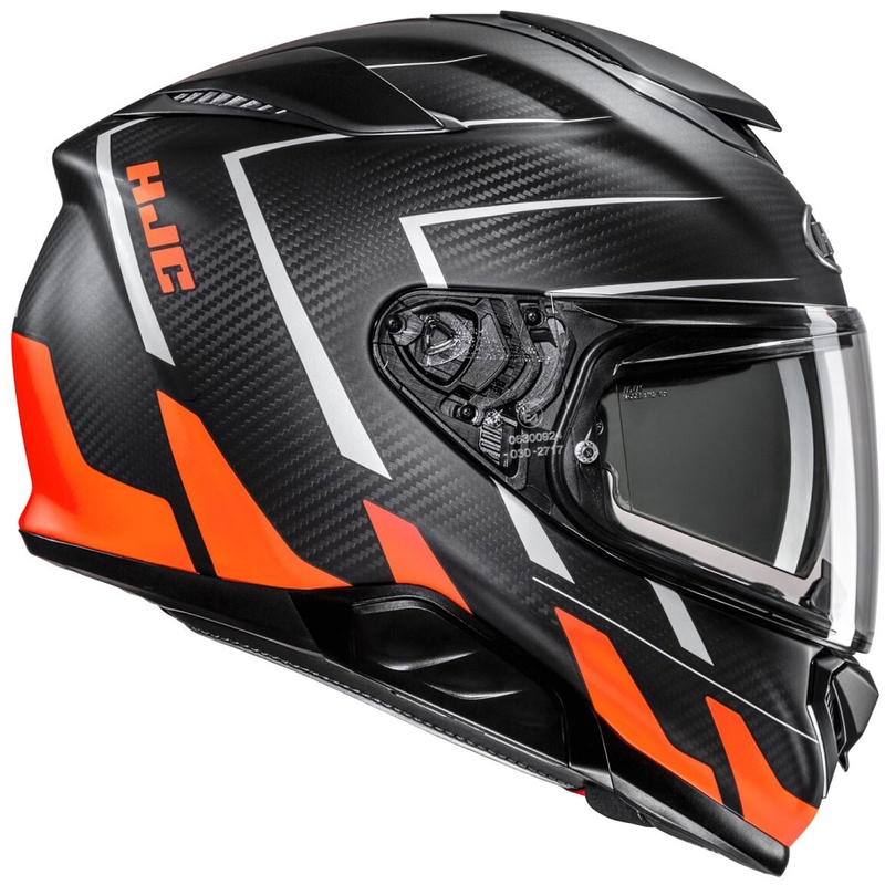 Casque moto intégral HJC RPHA 71 CARBON Cano MC6HSF noir-orange soldes