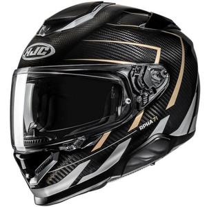 Casque moto intégral HJC RPHA 71 CARBON Cano MC9 noir-gris-beige