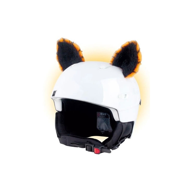 Oreilles de casque orange Crazy Ears Cat