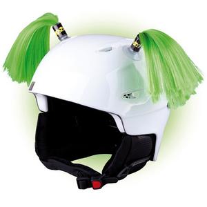 Oreilles de casque Crazy Ears Queues de cheval vertes
