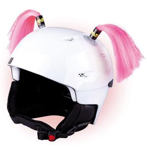 Oreilles de casque Crazy Ears Queues de cheval rose