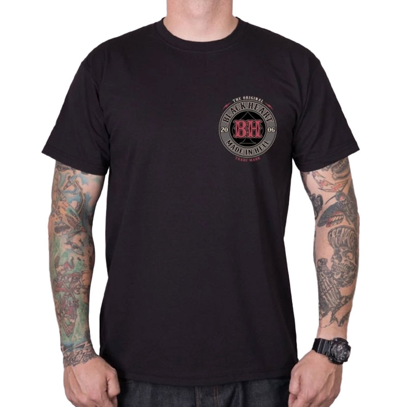Tee shirt Coeur Noir Ember noir