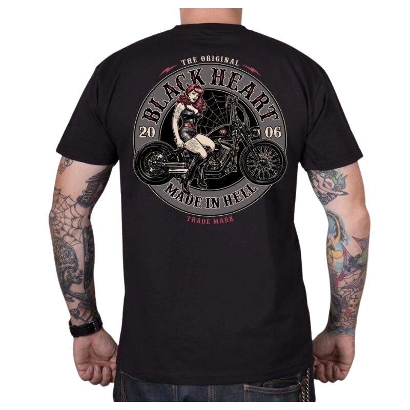 Tee shirt Coeur Noir Ember noir