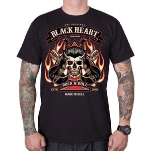 T-shirt Black Heart HillBilly Boy noir