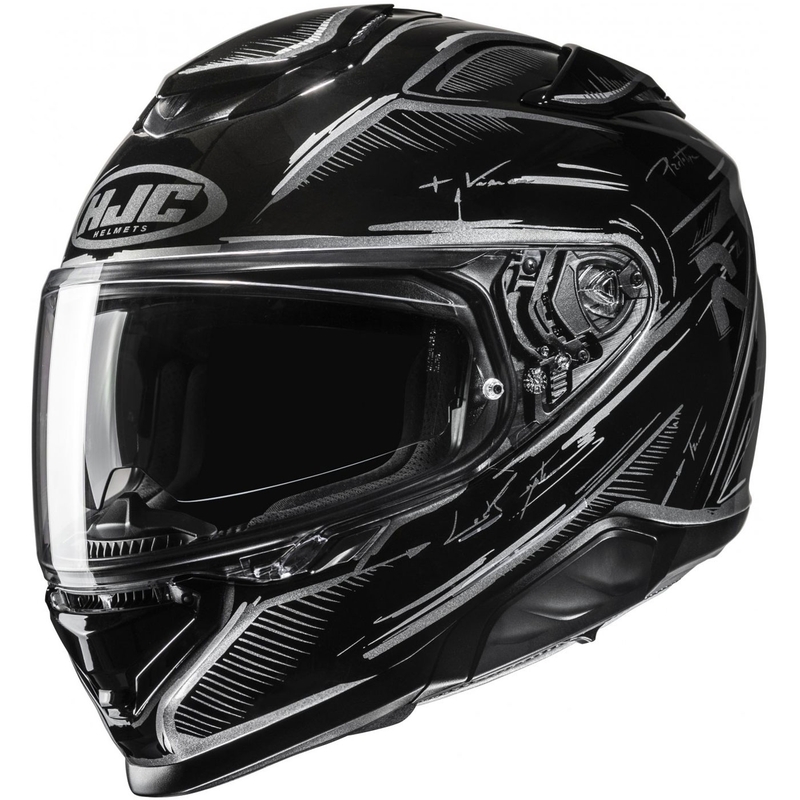 Casque moto intégral HJC RPHA 71 Teth MC5 noir-gris